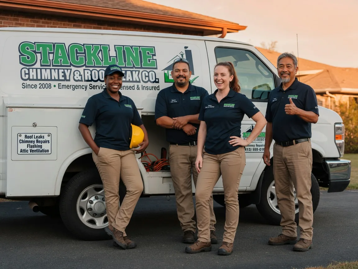 Chimney flashing repair company in Prosper, TX